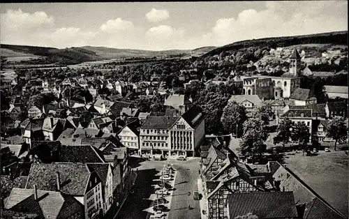 Ak Bad Hersfeld Hessen, Linggplatz und Stiftsruine