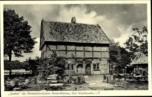 Ak Bad Zwischenahn in Oldenburg, Ammerländisches Bauernhaus Spiekerwirtschaft