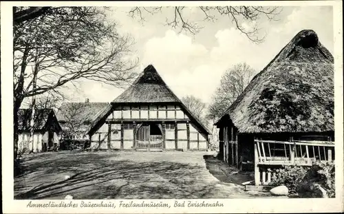 Ak Bad Zwischenahn in Niedersachsen, Ammerländisches Bauernhaus, Freilandmuseum