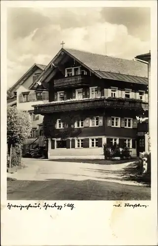 Ak Scheidegg Allgäu, Privatpension Schweizerhaus