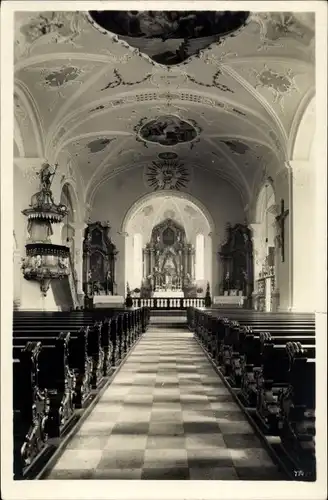 Ak Todtmoos im Schwarzwald, Inneres der Wallfahrtskirche, Altar