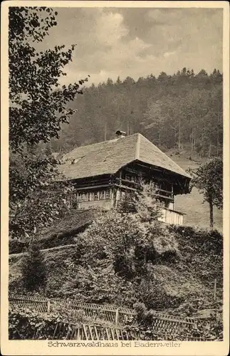 Ak Badenweiler im Schwarzwald, Schwarzwaldhaus