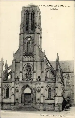 Ak La Pommeraye Maine et Loire, L'Eglise