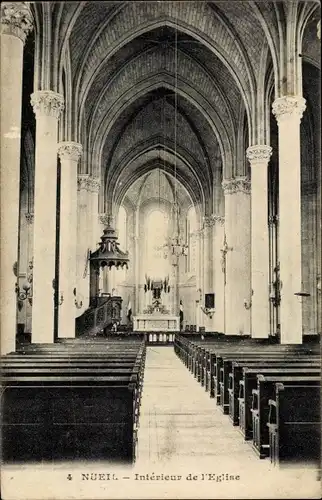 Ak Nueil Maine-et-Loire, Interieur de l'Eglise