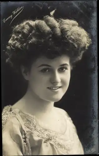 Ak Opernsängerin und Schauspielerin Emmy Wehlen, Portrait