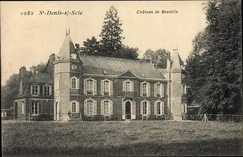 Ak Saint Denis sur Scie Seine Maritime, Chateau de Beuville