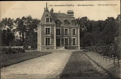 Ak Sainte Geneviève Seine Maritime, Villa de Bosc Renoult