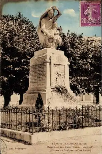 Ak Fère en Tardenois Aisne, Monument aux Morts