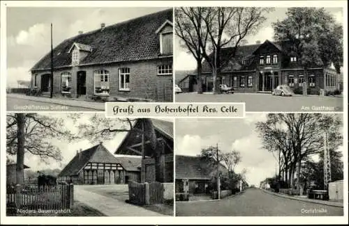 Ak Hohenbostel Barsinghausen, Gasthaus, Bauerngehöft, Geschäftshaus Siebels