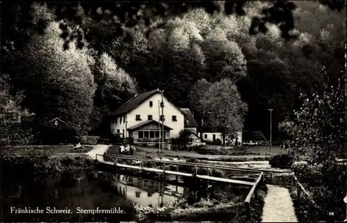 Ak Gößweinstein inOberfranken, Blick auf die Stempfermühle