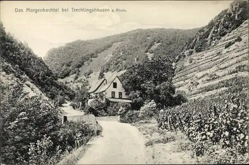 Ak Trechtingshausen am Rhein, Partie im Morgenbachtal