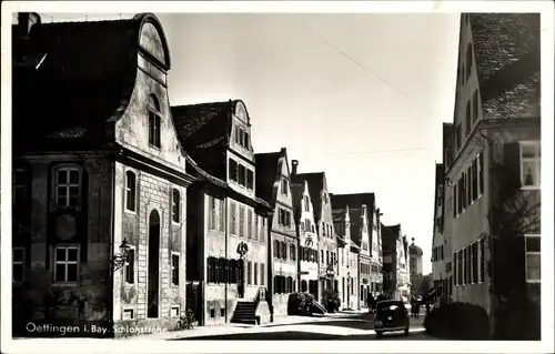 Ak Oettingen in Bayern, Schlossstraße