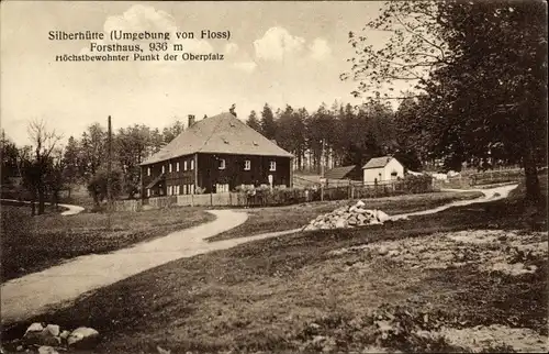 Ak Silberhütte Bärnau in der Oberpfalz, Forsthaus