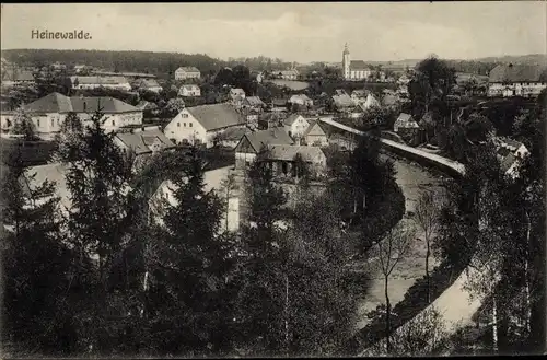 Ak Hainewalde Oberlausitz, Teilansicht