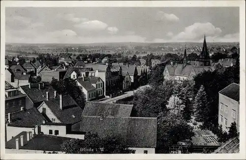 Ak Bünde in Westfalen, Ortsübersicht