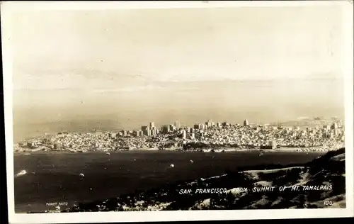 Foto Ak San Francisco Kalifornien USA, View from Summit of Mt. Tamalpais