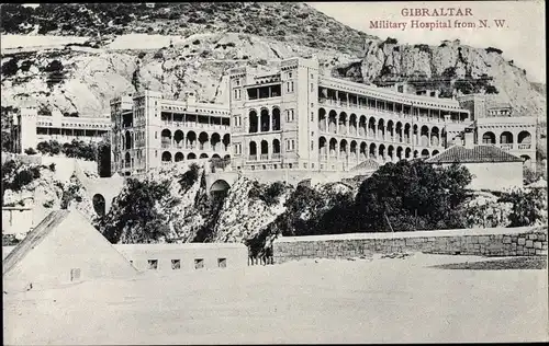 Ak Gibraltar, Military Hospital from north west