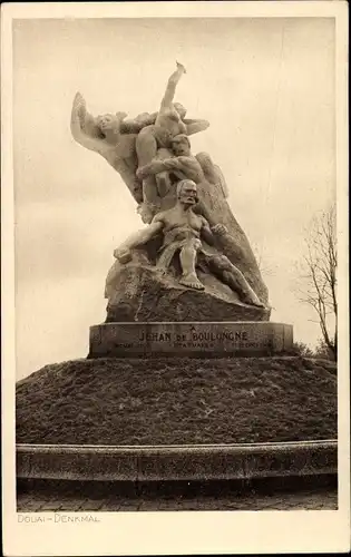 Ak Douai Nord, Monument Jean de Bologne