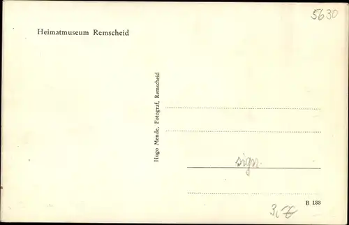 Künstler Ak Remscheid im Bergischen Land, Heimatmuseum, Küche, Innenansicht