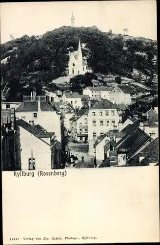 Ak Kyllburg in der Eifel, Rosenberg, Blick auf den Ort
