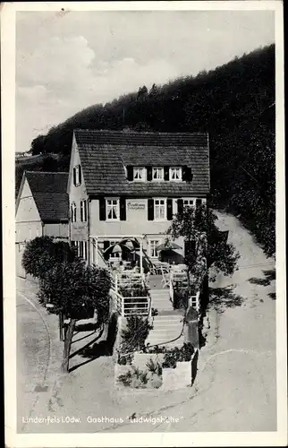 Ak Lindenfels im Odenwald, Gasthaus Ludwigshöhe