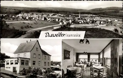 Ak Daxweiler im Soonwald, Panorama, Gasthof Haus am Meer