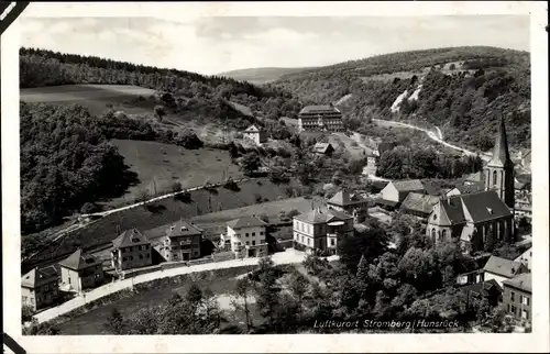 Ak Stromberg im Hunsrück, Teilansicht mit Kirche