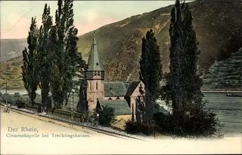 Ak Trechtingshausen am Rhein, Clemenskapelle