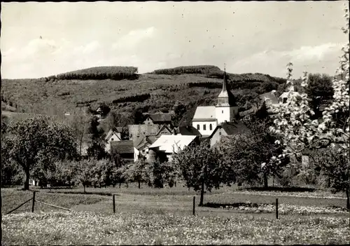 Ak Ober Beerbach Seeheim Jugenheim an der Bergstraße, Kirche, Teilansicht