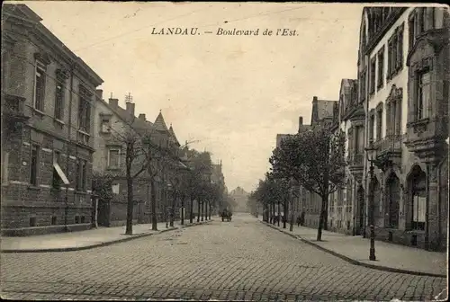 Ak Landau in der Pfalz, Boulevard de l'Est