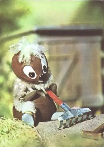 Ak Pittiplatsch, Unser Sandmännchen, DDR Kinderfernsehen, 6918