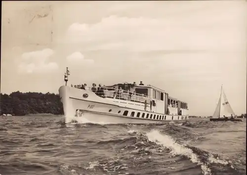 Ak Weiße Flotte Berlin, Fahrgastschiff Friedenswacht