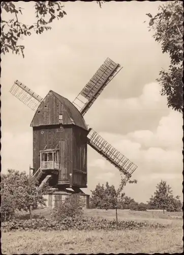 Ak Landschaft mit Windmühle
