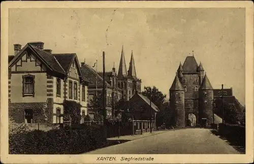 Ak Xanten am Niederrhein, Siegfriedstraße