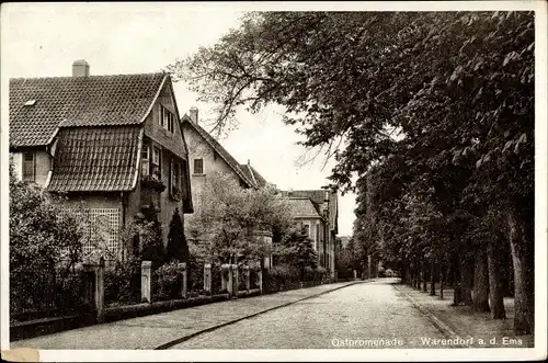 Ak Warendorf im Münsterland, Ostpromenade