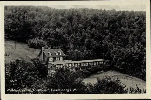 Ak Gevelsberg im Ruhrgebiet, Waldgaststätte Forsthaus