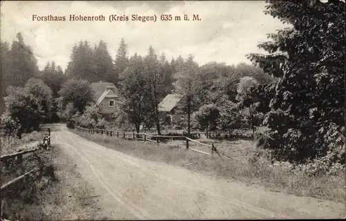 Ak Netphen im Siegerland, Forsthaus Hohenroth