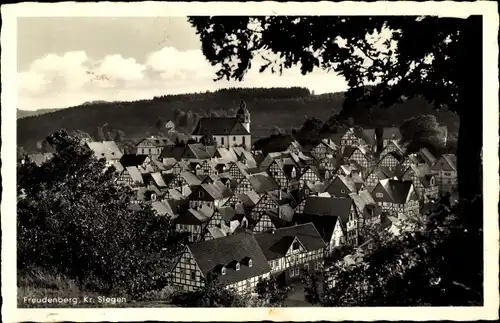 Ak Freudenberg im Siegerland, Teilansicht