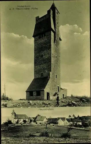 Ak Gadernheim Lautertal im Odenwald, Kaiserturm auf der Neunkircher Höhe, Neunkirchen