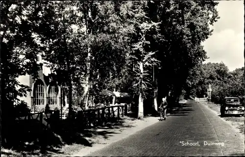 Ak Schoorl Nordholland Niederlande, Duinweg