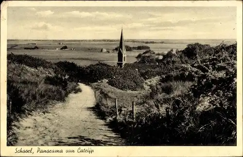 Ak Schoorl Nordholland Niederlande, Panorama van Catrijp