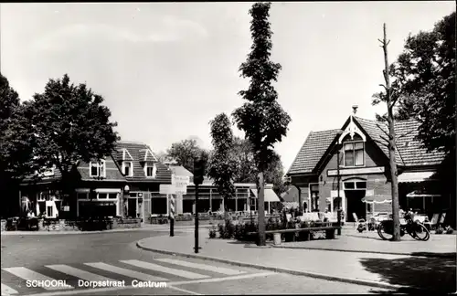 Ak Schoorl Nordholland Niederlande, Dorpsstraat Centrum