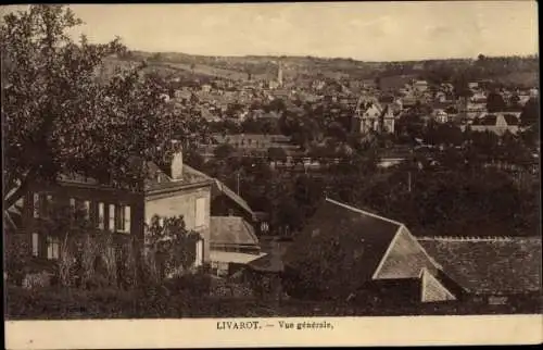 Ak Livarot Calvados, Vue generale