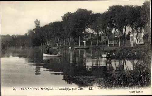 Ak Lavigny Calvados, Wasserpartie, Ruderboot