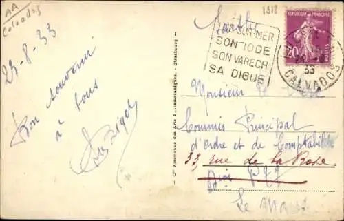 Ak Luc sur Mer Calvados, Rue du Grand Orient