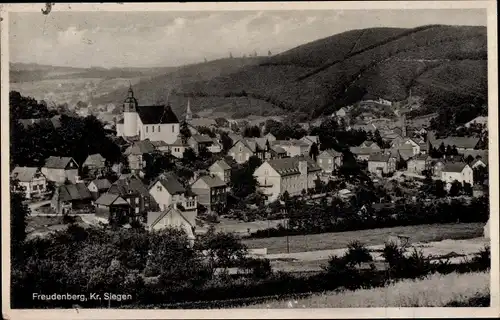 Ak Freudenberg im Siegerland, Totalansicht der Ortschaft