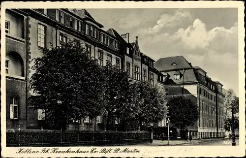 Ak Koblenz am Rhein, Krankenhaus Ev. Stift St. Martin
