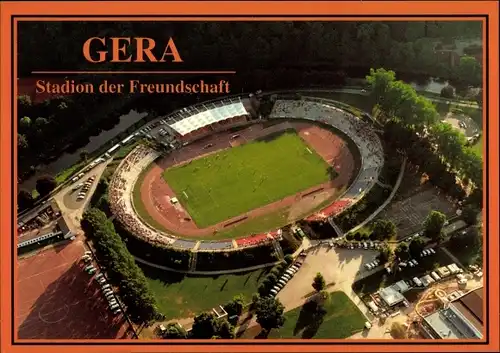 Ak Gera in Thüringen, Stadion der Freundschaft, 1. SV Gera