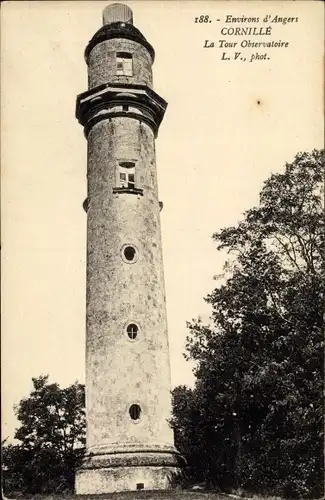 Ak Cornillé Maine et Loire, La Tour Observatoire