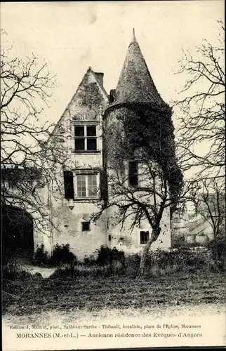 Ak Morannes Maine et Loire, Ancienne residence des Eveques d'Angers